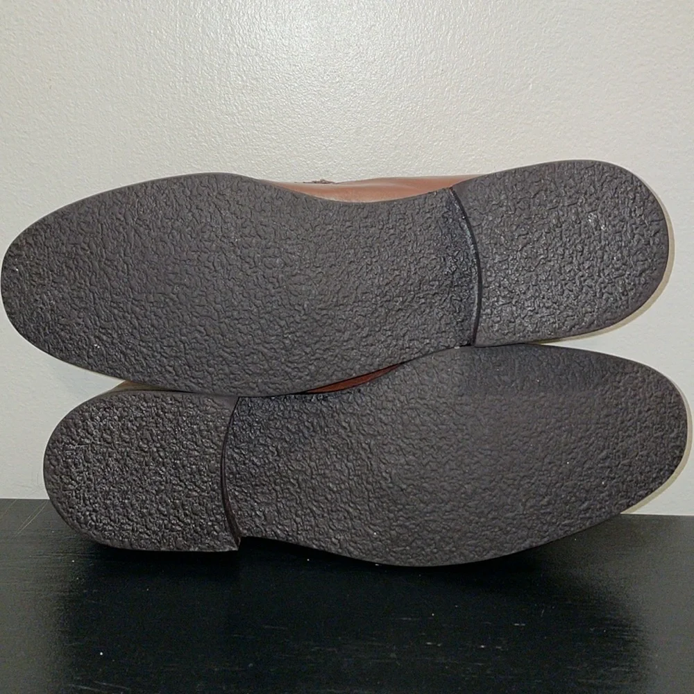 Cole Haan Slip on Dress Shoe with basket weave tongue.  Men's Size 13.‎  Leather